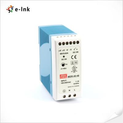 Китай Аксессуары ЗНАЧАТ ХОРОШЕЕ электропитание 40W/48V 0.83A промышленное DINRAIL продается