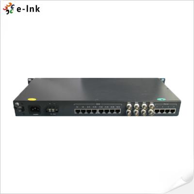 Κίνα μετατροπέας 100M Ethernet FC τηλεφωνικών γραμμών ινών εξαρτημάτων οπτικών ινών 16Ch E1 προς πώληση