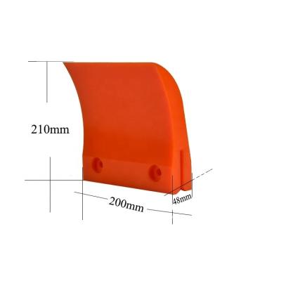 China Construction works polyurethane conveyor belt cleaner for sale