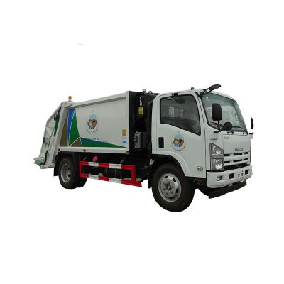 China Construction works Brand New Garbage Truck With 8M3 Capacity Garbage Car for sale