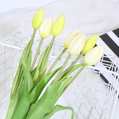China Home Multifunctional Hot Wholesale General Tulip Mini Flower Decoration Wedding Party Hotel Artificial Flower for sale