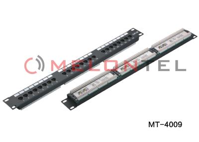 China RJ45-het Flardcomité Cat6 24 van het Netwerkrek Haven Te koop