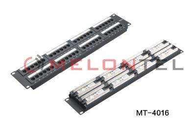 China 48 het Flardcomité van het Havencat6 RJ45 Netwerk zet de Muur voor 3M-Modulaire Hoeksteen op Te koop