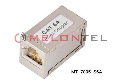 Chine Métal argenté CAT6A Cat6 dans la ligne type de ftp d'UTP protégé par RJ45 STP de coupleur pour le réseau à vendre