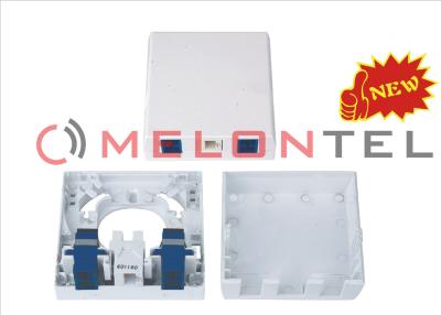 China Waterdichte Oppervlakte Opgezette Ftth-Beëindigingsdoos 4 Haven 86x86x22mm Afmetingen Te koop