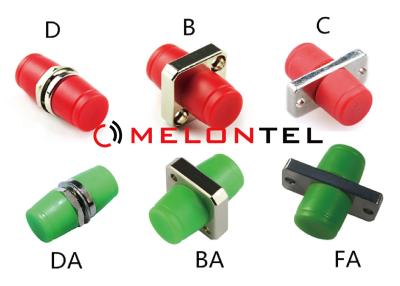 China FC/APC aan FC/APC de Simplex Singlemode Vierkante Stevige van de het Metaalvezel van het Type éénstuk Optische Adapter Te koop