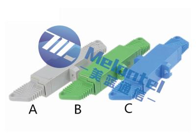 China E2000 / UPC APC aan APC van E2000/UPC Simplexmm. Plastic Vezel Optische Adapter van OM1/OM2- Te koop