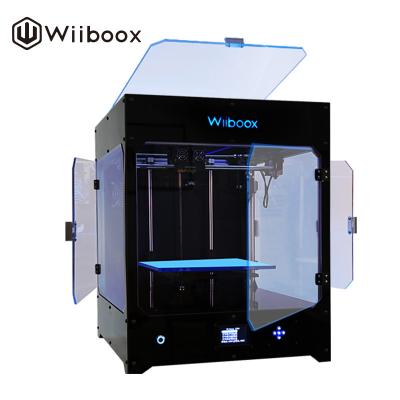 China Dual Extruders 2019 DIY 3D Printer Wiiboox Desktop 3D Printer Rapid FDM Prototyping Machine with Dual Extruders for sale