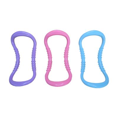 China Plastic type neck equipment accessories circle yoga ring pilates, new fitness ring yoga club circle for sale