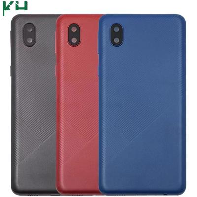 China Plastic Phone Back Battery Cover For Samsung Galaxy A01 Core A013 Back Door Housing Replacement Parts for sale