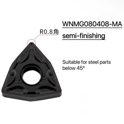 China Wnmg080408 Cemented Carbide draad draaiende invoegingen CNC draaibank blad gereedschap Te koop