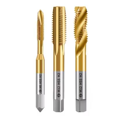China Metric Tungsten Steel Tap Thread Tools HSS Machine Taps Set for Stainless Steel Threading Low Medium High Carbon Steel for sale