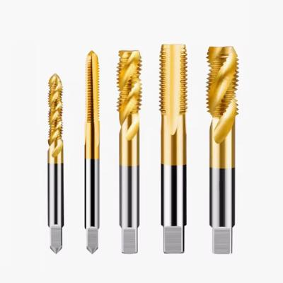 China M35 Screw Taps M3-M12 Tap for High Speed Steel Machine Stainless Steel Tap Straight Groove Spiral Tip for sale