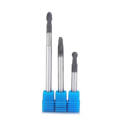 China High Quality Solid Carbide Customizable 2-Flutes Ball Nose End Mill for sale