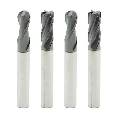 China Solid Carbide Diamond Coating CNC 2 Flutes Ball Nose Cutting Tools for Graphite for sale