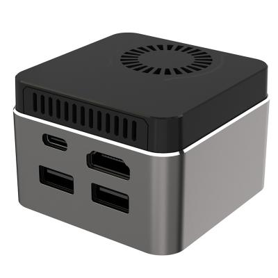 China Fanless Mini Box Intel® Nuc Emmc Up To 256GB Gemini Lake-R J4125 quad Core Pc for sale