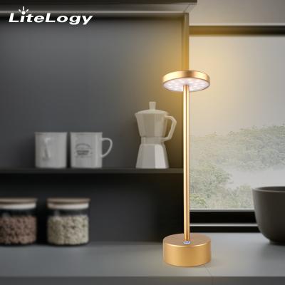 China Eco - Friendly Waterproof Led Rechargeable Cordless Table Lamp For Home Power Item Lighting Style Hotel for sale