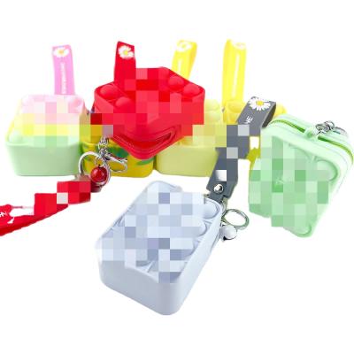 China Silicone Rubber Creative Bag Key Chain for sale