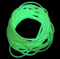 China Long Lasting Flexible Silicone Tubing Mobile Phone Waterproof Bag Luminous Strip 3.0mm for sale