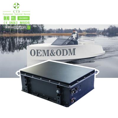 China Fábrica china de baterías 72V 144V 300V batería de iones de litio lifepo4 para barco EV con sistema de enfriamiento en venta
