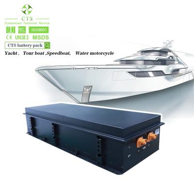 China 96V 72V 200AH 304Ah Batería de barco eléctrico IP67 96V 15kw 20kW 30kW 45kW Batería LiFePo4 para EV E-Boat en venta