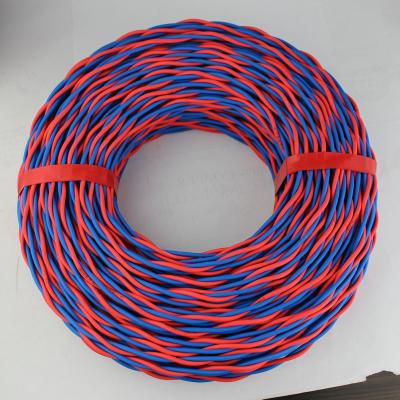 China RVS Elektrische draad 2X1.5 Vuurbestendige PVC Geïsoleerd Gesleurd Koper voor Netwerken Te koop