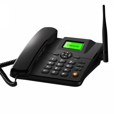 China ABS Dual Sim Card Wifi Fixed Wireless Phone Desk Phone With Speed Dial And Handfree for sale