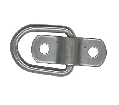 China D-Ring Link Down Ring Trailer Cargo Rope Bolt On Outboard Mount Staple Truck Load Attachment Lashing Ring 24mm for sale