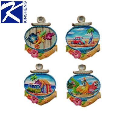 China Shape Promotional Custom Gifts Ocean Theme Magnetic Polyresin Fridge Magnet for sale
