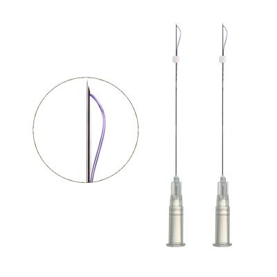 China Beauty Salon Korea 26g 50mm Double Pointed Needle Mono Pdo Thread For Filling for sale