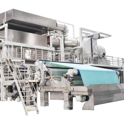 China Direct Wholesale Paper Industry Crescent High Speed Sanitary Toilet Tissue Paper Making Machine for sale