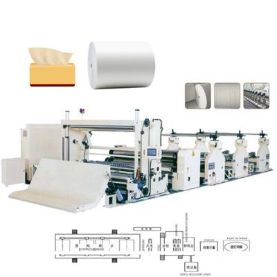 China Hotels Napkin Tissue Napkin Paper Making Machine 1/4 Times Or Single Layer High Speed Non-Crease Napkin Tissue Paper Cutting Machine for sale