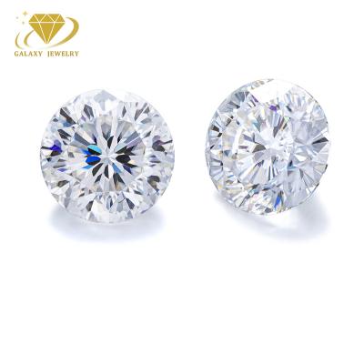China Color Play or Fire 9 Hearts 1 Flower Moissanite Stones Round VVS Moissanite GRA Certificate DEF Diamond For Ring for sale