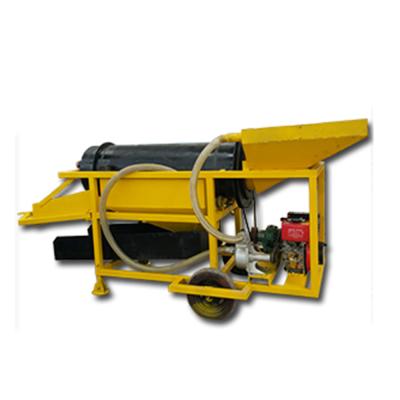 China Gold Mining 5-25 Tons Mini Capacity Portable Gold Mining Machine Equipment Screen Trommel Mining for sale