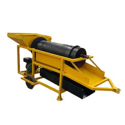 China Mobile gold mining flake gold mining equipment small scale trommel gold ore processing plant for sale
