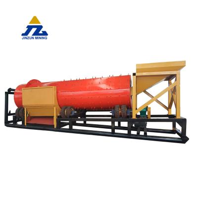 China Shaftless Municipal Gold Washing Gold Mining Rotary Scrubber Trommel Screen Equipment for sale