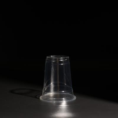 Cina Tazze di PET monouso di alta qualità con cupola e coperchio piatto per tè BOBA in vendita