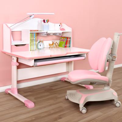 China Adjustable kids table wooden study table and color high quality modern kids table reading kids chair for sale