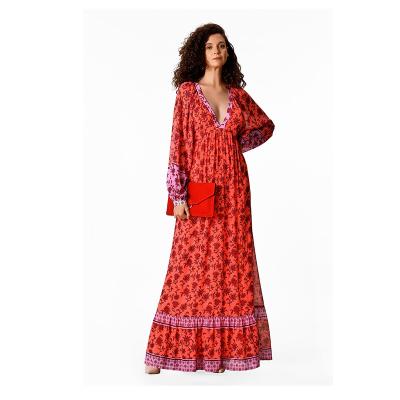 China Latest Fashion Breathable Girls Dress Soft Polyester Casual Wear for sale