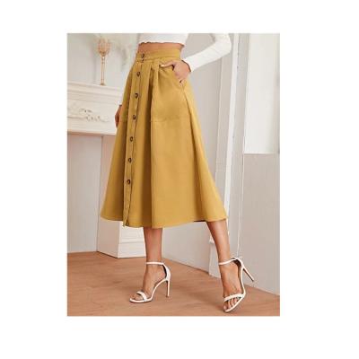 China China Manufacturer High Quality High Breathable Colors 3 Size Solid Long Skirts for sale