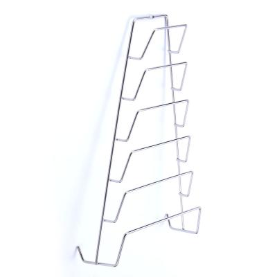 China High Quality Hanging Wall Mounted Organizer Pan Cover Rack Pot Lid Cookware Factory Viable Supply for sale
