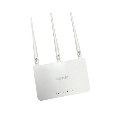 China tenda F-3 version 300mbps wifi router 2.4GHz 5dBi english router fiber patch cord manufacture used for sale