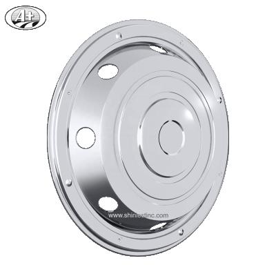 China T304 195 Inch T304 Stainless Steel Front Wheel Trim Wheel Cover For European Trucks/Buses Steel Wheel for sale