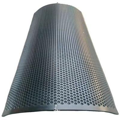 China Hot Selling Wear Resistant Wear Resistant Hammer Mill Accessories Corrosion Resistant Perforated Metal Plate Sieve Dish for sale