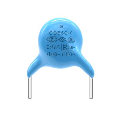 China Custom Y1 Safety Capacitor 560K 400VAC High Withstand Voltage for sale