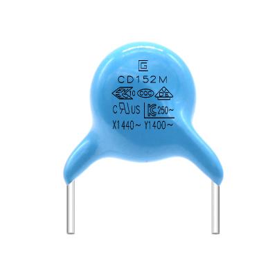China UL Certified Y1 Safety Capacitor 152M/400V Rated Voltage Cylindrical/Rectangular Shape - VDE/CQC/CE Approved for sale