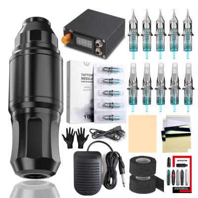 China Body Art Professional Tattoo Machine Complete Kit Tattoo Rotary Gun Machine Set Cheap Tattoo Kits From USA for sale