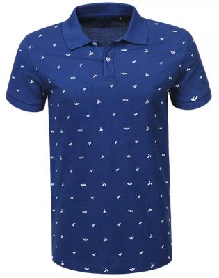 China Anti-Shrink Custom High Quality Quick Dry Full Sublimation Print Men's Polo T-Shirt Logo Fit Dry Breathable Sports Golf Polo Shirts for sale
