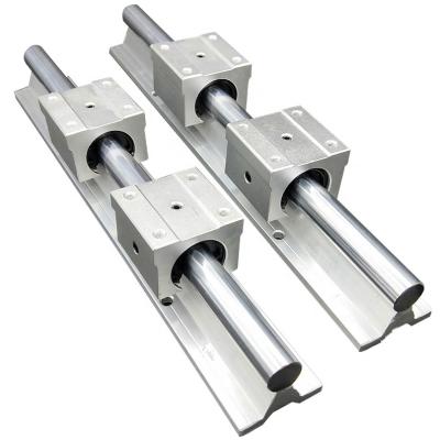 China 100% Interchangeable Aluminum Linear Guide Rail Supporting Block SBR10 SBR10UU SBR10LUU Linear Motion Ball Slide Units for sale