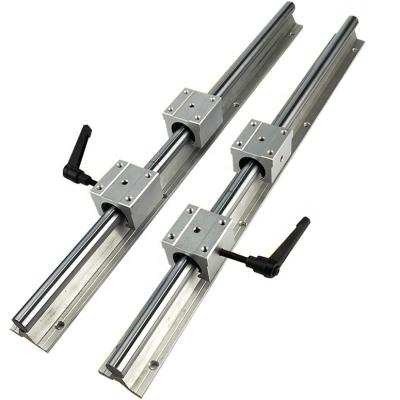 China 100% Interchangeable Slide Rail Linear Motion Aluminum Linear Guide SBR12 SBR12UU SBR12LUU for sale